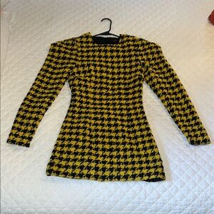 House of Harlow Houndstooth Dress